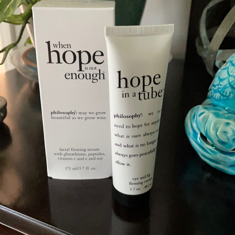 Philosophy 2 piece firming serum and cream